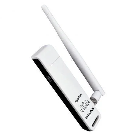 TP-Link TL-WN722N Adaptador USB Wi-Fi N 150Mbps con Antena de 4dBi
